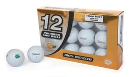 Second Chance Premium Lake Balls Titleist Pro V1 12 balles de golf de récupération Gold Box