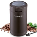 YISSVIC Coffee Grinder Electric Blade Coffee Grinder with Dual Blades Washable Container Suitable for Coffee Bean Spice Nut