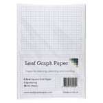 A5 Graph Paper 5mm 0.5cm Squared Engineering, 30 Loose-Leaf Sheets, Grey Grid