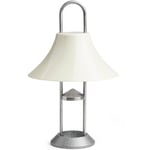 HAY-Mousqueton Portable Table Lamp, Oyster White