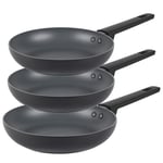 Russell Hobbs Frying Pan Set Non-Stick Induction Metal Utensil Safe 20/24/28 cm