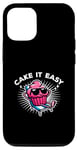 Coque pour iPhone 12/12 Pro Cake It Easy Cute Cupcake Pun Vacay Mode Vacances d'été
