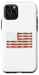 Coque pour iPhone 11 Pro Hot Dog Drapeau américain 4 juillet patriotique été barbecue drôle