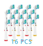 Electric Toothbrush Heads Compatible With Oral B Braun 16 Replacement Brush Head