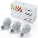 Nanoleaf Essentials E27 LED pære, 9W, 2700-6500K - 3 stk.