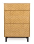 Woodman Camden Kommode - Eg/Herringbone Print, 80x48