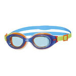 Zoggs Kids' Little Sonic Air Swimming Goggles (up to 6 Years), Blue/Green/Light Blue/Tint, One Size