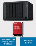 Synology DS1520+ 8GB Serveur NAS WD RED 5To (5x1To)
