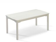 Hillerstorp Visby-ulkoruokapöytä, 80*150 cm, valkoinen