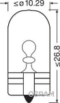 Osram Original - Glödlampa W5W 5W 24 V 1-pack - Iveco - Daily