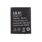 LQ-S1 3.7V 380mAh Uppladdningsbart Li-ion Batteri för Smartwatch Ny