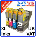 Compatible Ink Cartridges for Brother LC123 (Cupcake) (Set of 4) non-oem