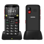 Uniwa Mobiltelefon V1000 För Äldre för äldre 6438543008520