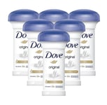 Dove Original Deodorant Antiperspirant Cream Stick 50ml Select Quantity