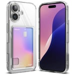 Ringke iPhone 16 Plus Fusion Skal med kortfack, genomskinlig
