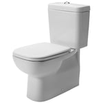 Duravit D-Code toilet , antibakteriel, kun underdel, hvid