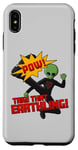 Coque pour iPhone XS Max Super-héros comique extraterrestre | Prends ce Terrien !