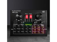 Strado Microphone Studio Microphone With Mixer, Bluetooth Karaoke Sound Card Sodial V8x Pro Kit Universal
