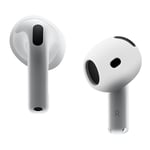 Apple AirPods 4 Ear Pads i silikon, frostad vit