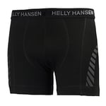 Helly Hansen Men's Brief Hh LIFA Merino Boxer Wind Block, Black, Medium