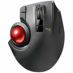 Elecom Mouse Wired/Wireless/Bluetooth Trackball Thumb 8 Button M-XPT1MRXBK NEW