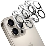 [3-Pack] iPhone 16 Pro Linsskydd av Härdat Glas - Skydd för Kamera, Anti-Reptåligt