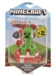 Minecraft Figurine articulée de Jouet avec seaux en Papier à Construire, assortiments, GTP08