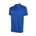 Mitre - Polo Manches Courtes Delta, Homme, Delta Polo Shirt, Bleu Roi/Blanc