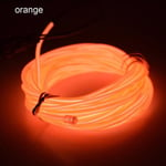 Paristokäyttöinen Led Glowstrip Neon-nauha 3 Metriä -  Orange