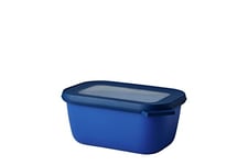 Mepal - Bol Multifonction Rectangulaire - Boîte Conservation Alimentaire avec Couvercle - Convient comme Boîte de Hermétique pour le Réfrigérateur, Micro-ondes & Congélateur - 750 ml - Vivid blue