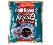 Gold Roast Kopi-O Ground Coffee With Reduced Sugar (17g x 20's) 340g - Made from the finest blend of freshly ground coffee beans and at least 25-percent less sugar than Gold Roast Kopi-O Regular