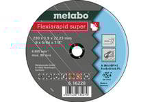 Metabo 616228000, Klippskiva, Rostfritt Stål, Metabo, 2,22 Cm, 23 Cm, 1,9 Mm