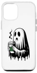Coque pour iPhone 13 Pro Drôle de café fantôme, amateur de café fantôme, homme et femme