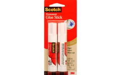 3M Scotch 6008 Permanent Glue Stick: 0.28 Ounce **2-pack (White) *2-pack