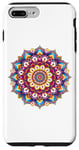 Coque pour iPhone 7 Plus/8 Plus Mandala Joli Mandala Coloré Méditer Yoga Cristaux Joie
