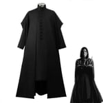 Severus Snape Cosplay Kostym för Vuxna Halloween Kostym Karnevalfest Förklädnad XXL