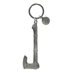 Valhalla Axe 3D Metal Keychain, Unisex, Silver (KE120317ASC)