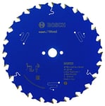 Bosch 2608644035 EXWOH 24 Tooth Top Precision Circular Saw Blade, 0 V, Blue