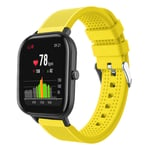 Amazfit GTS / Bip Lite stripe silicone watch band - Yellow