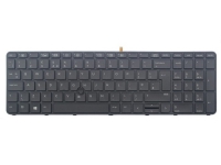 HP 841145-251, Tastatur, Russisk, Bakgrunnsbelyst tastatur, HP