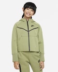 Nike Girl’s Tech Fleece Hoodie - Age 8-9 (Small) - Alligator CZ2570 334