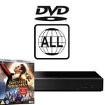 Panasonic Blu-ray Player DP-UB450EB-K MultiRegion for DVD & The Greatest Showman
