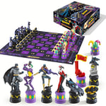 Noble Collections The Batman Chess Set ( The Dark Knight vs The Joker ), Multicolor, NN4680