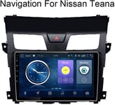 LQTY Android 8.1 Navigation Voiture système 10,1 Pouces autoradio à écran Tactile pour Nissan Teana 2013 à 2016 Supports Bluetooth/WiFi/Multimédia/Commande au Volant,4G + WiFi, 2 + 32G