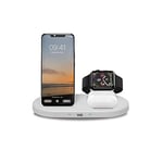 WE Dock de Charge à Induction Apple 3-en-1 pour iPhone/AirPods/Apple Watch - Blanc
