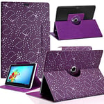 KARYLAX Housse Etui Diamant Universel S Couleur Violet pour Tablette HP Slate 7 Plus 7 Pouces