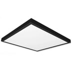 60x60 LED panel - 40W, 3200lm, inbyggd i svart ram - Dimbar : Inte dimbar, Kulör : Neutral