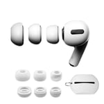 YouCut 3 Pairs Silicone Ear Tips Replacement Rubber Earbuds Earplug [with Storage Box] for Airpods Pro 2019, Small/Medium/Large