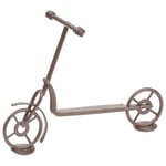 Creativ Miniatyr - Sparkcykel av Metall Brun 10 cm