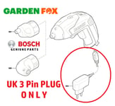 Genuine 2016/17/18  Bosch IXO 5 UK 3 Pin Plug - BATTERY CHARGER 1600A0048V 500RN